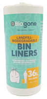 Bin Liner 36L (white) 25 bags per roll
