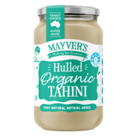 MAYVERS Organic Tahini Hulled 6x385g